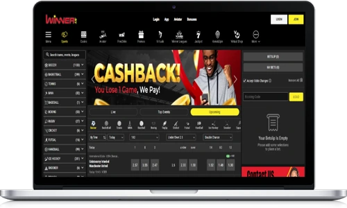 Winner Bet Ethiopia platform on mobile